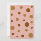 我々は女の子の赤ちゃんシャワーを待つことができる 招待状 (裏面)