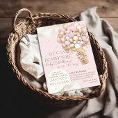 我々は女の子の赤ちゃんシャワーを待つことができる 招待状