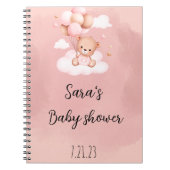 我々は女の子の赤ちゃんシャワーを心待ちできる ノートブック (正面)