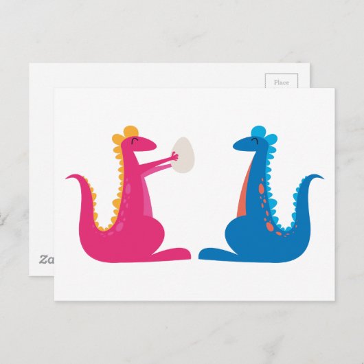 我々は妊娠している 案内ポストカード (正面/裏面)