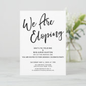 我々は婚礼後モダンのカジュアルパーティーを駆け落ちする 招待状 (スタンド正面)