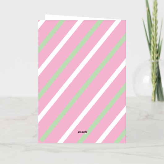 我々は婚約したゲイレトロピンク | カスタム写真 箔シーズンカード (裏面)