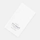 我々は婚約した婚約結婚・ディナー・パーティー・ブルー (コーナー)