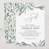 我々は婚約した招待状 招待状 (正面/裏面)