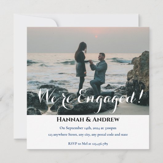 我々は婚約した! (正面)