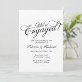 我々は婚約パーティ婚約した招待状 案内状 (スタンド正面)