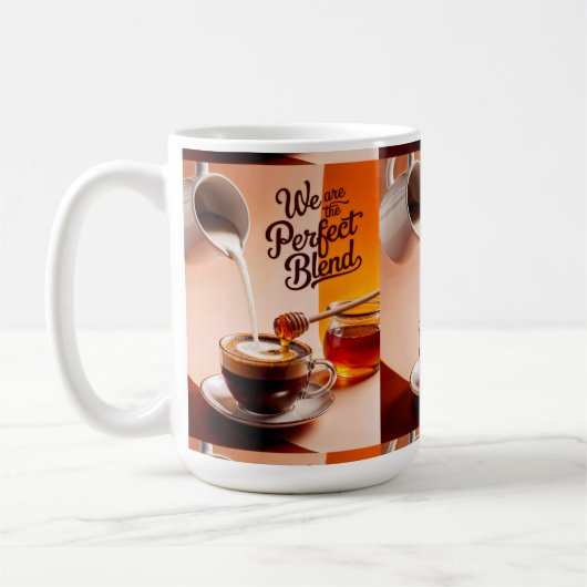 我々は完璧なブレンド コーヒーマグカップ (左)