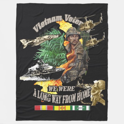 我々は家から少し離れていた フリースブランケット (正面)