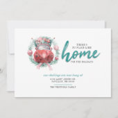 我々は家のクリスマスムービングのような場所を移動しなかった 案内状 (正面)