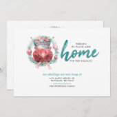 我々は家のクリスマスムービングのような場所を移動しなかった 案内状 (正面/裏面)