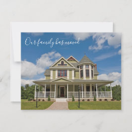 我々は家カスタムの写真のアドレス変更を移動 案内状