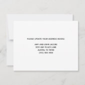 我々は家カスタムの写真のアドレス変更を移動 案内状 (裏面)