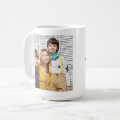 「我々は家族だ！」 フォトコーヒーマグ コーヒーマグカップ (正面左)