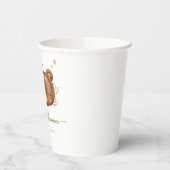 我々は小さなカボチャのクマを心底待ちできる 紙コップ (左)