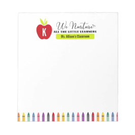 我々は小さな学習者すべてを育てる先生 ノートパッド