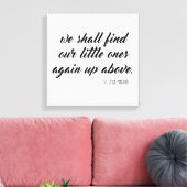 我々は小さな者を再びゼリーの上で見つけるだろう キャンバスプリント (インサイチュ (リビング))