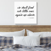 我々は小さな者を再びゼリーの上で見つけるだろう キャンバスプリント (インサイチュ (寝室))