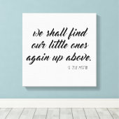 我々は小さな者を再びゼリーの上で見つけるだろう キャンバスプリント (インサイチュ (ウッドフロア))