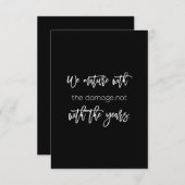 我々は年月を経ずに損害で成熟する サンキューカード (正面/裏面)