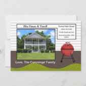 我々は庭を動かす発表をしている 招待状 (正面)