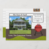 我々は庭を動かす発表をしている 招待状 (正面/裏面)