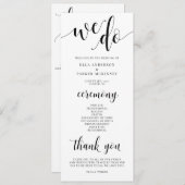 我々は式結婚計画を行う プログラム (正面/裏面)