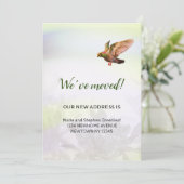 我々は引っ越した、ドーブ飛んでいる 案内状 (スタンド正面)