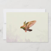 我々は引っ越した、ドーブ飛んでいる 案内状 (裏面)