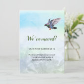 我々は引っ越した、ドーブ飛んでいる 案内状 (スタンド正面)