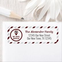 我々は引っ越しストライプのした