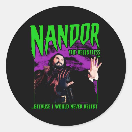 我々は影の中で行うか容赦ない ラウンドシール (正面)