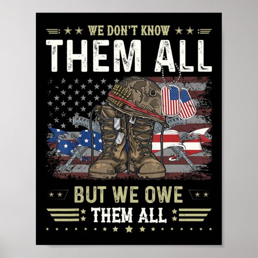 我々は彼らにすべての部分的な退役軍人日記念ダ借り ポスター (正面)