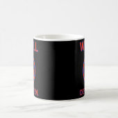我々は彼らを倒す。 コーヒーマグカップ (中央)