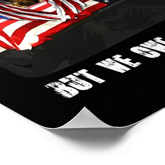 我々は彼らを全て知らないが我々は彼らを全て鷲に負っている ポスター (角)