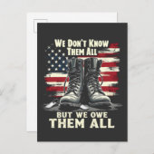 我々は彼らを全て知らない、我々は彼らを全て所有している インビテーションポストカード (正面/裏面)