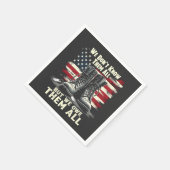 我々は彼らを全て知らない、我々は彼らを全て所有している スタンダードカクテルナプキン (角)