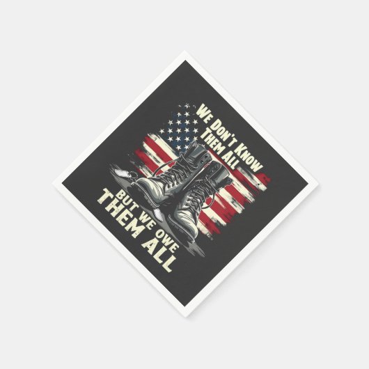 我々は彼らを全て知らない、我々は彼らを全て所有している スタンダードカクテルナプキン (角)