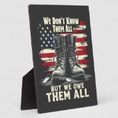 我々は彼らを全て知らない、我々は彼らを全て所有している フォトプラーク (側面)