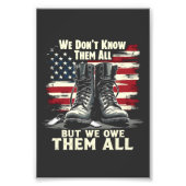 我々は彼らを全て知らない、我々は彼らを全て所有している フォトプリント            (正面)