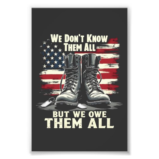 我々は彼らを全て知らない、我々は彼らを全て所有している フォトプリント (正面)