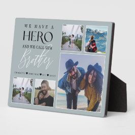 我々は彼をブラザー写真コラージュと呼ぶ英雄を持っている フォトプラーク
