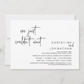 我々は待てなかった、のエロペ結婚メントパーティーinv 招待状 (正面)