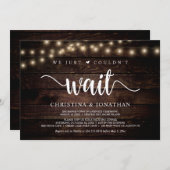 我々は待てなかった、エロペメン素朴トパーティー 招待状 (正面/裏面)