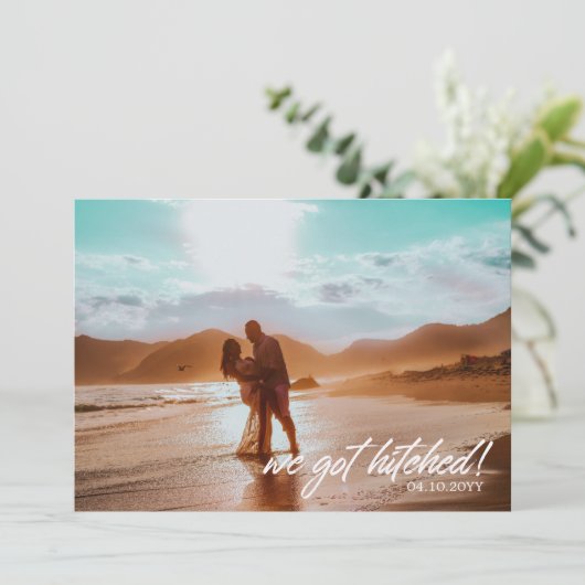 我々は得写真結婚発表を引っ張った 招待状 (スタンド正面)