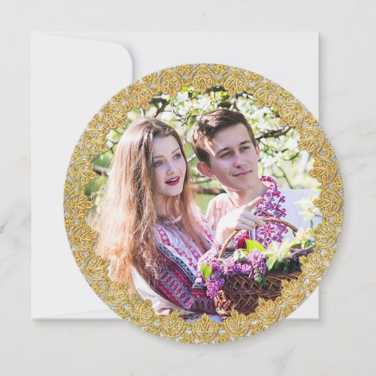 我々は得駆け落ち告知カード 案内状 (正面)