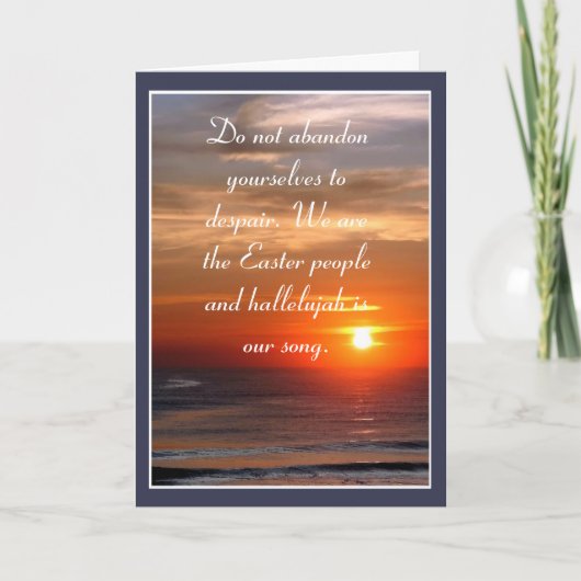 我々は復活祭の人々だ シーズンカード (正面)