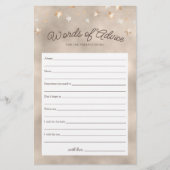 我々は心底待ち男女兼用ベビーアドバイスカード (正面)