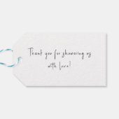 我々は心待ち秋赤ちゃんシャワーありがとう ギフトタグ (裏面横)