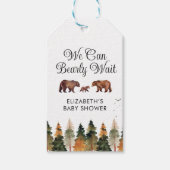 我々は心待ち秋赤ちゃんシャワーありがとう ギフトタグ (正面)