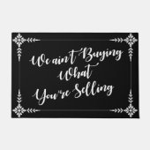 我々は思い通買りにはなおもしろいい ドアマット (正面)